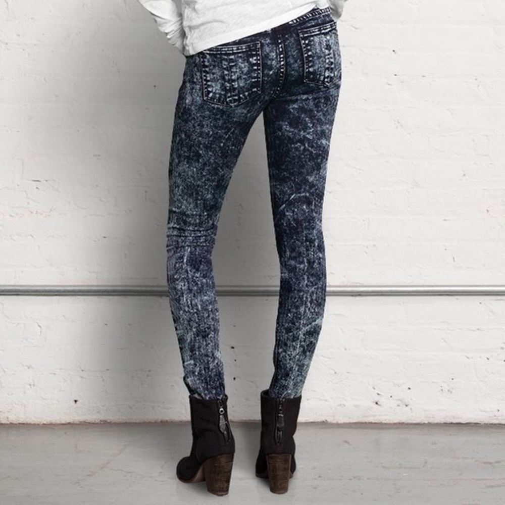 Rag & Bone Skinny Jean Leggings Acid Wash